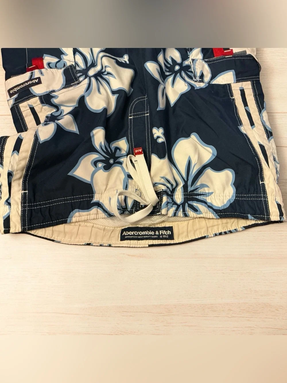 Classic Vintage Abercrombie & Fitch Tropical Swim Trunks